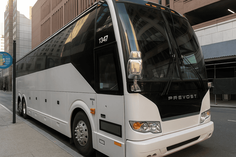 a Edinburg Coach Bus Service coach bus