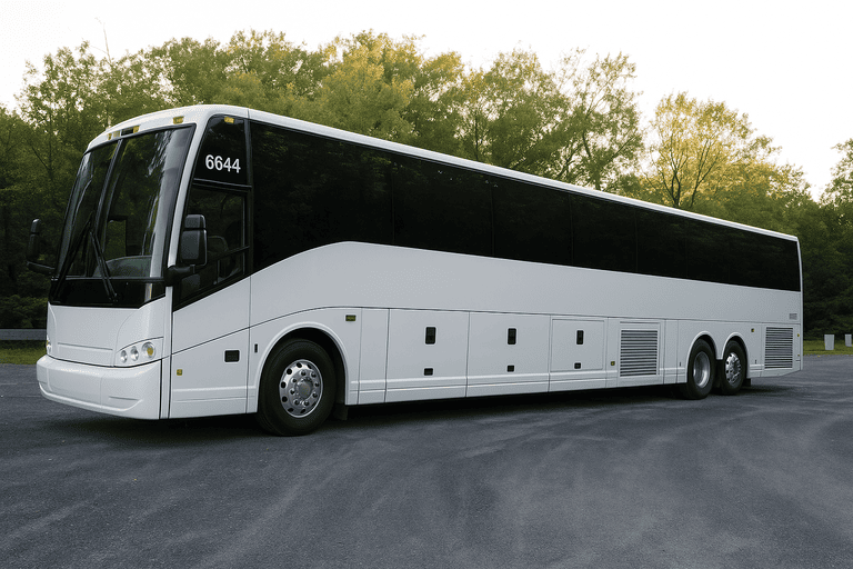 exterior of Edinburg Coach Bus Service coach bus