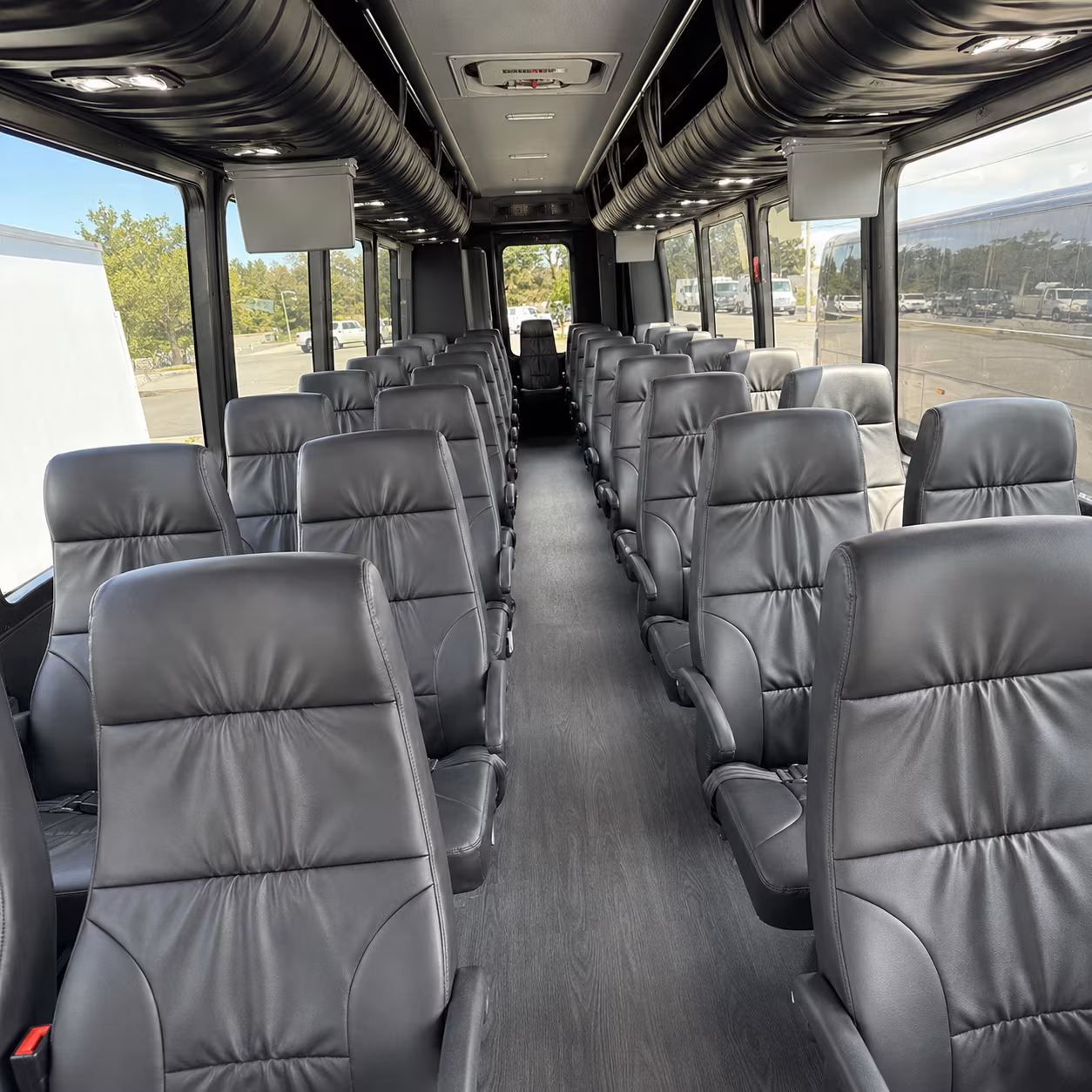 edinburg 25 passenger minibus interior