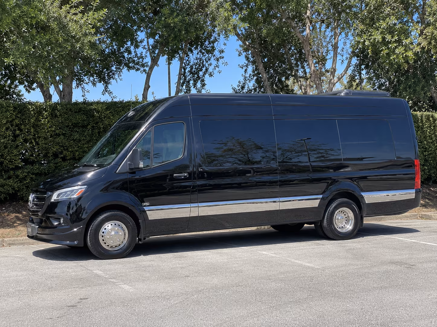 edinburg sprinter van with driver